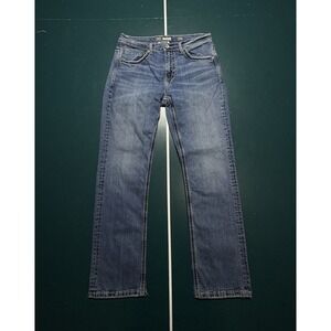 Vintage BKE Tyler Bootcut Jeans Men's 32x32 Blue Denim Pants Whiskered Faded